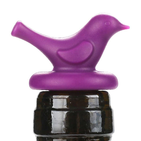 5 st fågelvinspropp för dryckesflaska 5 st LILA 5 st - spot försäljning 5pcs purple