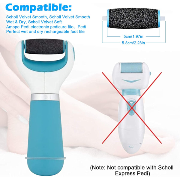 Replacement Roller Callus Remover, Professional Electric - stock