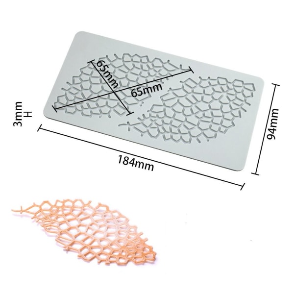 Tårta Form Fondant Spetsmatta - spot försäljning C