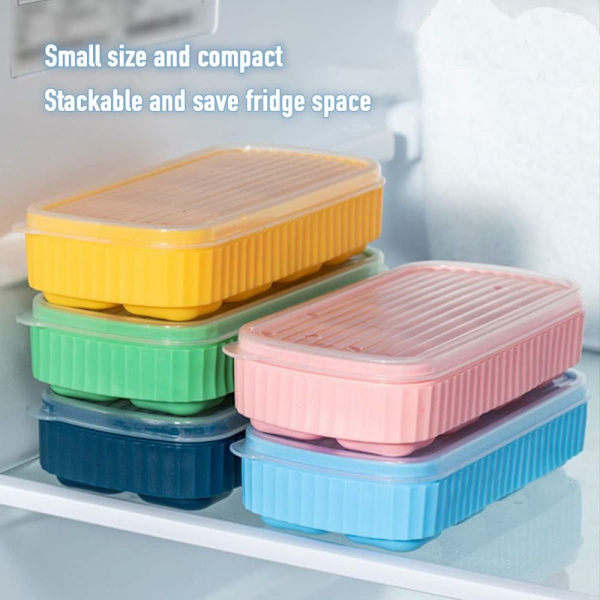 Ice Cube Brickor Ice Making Box BLÅ - high quality Blue