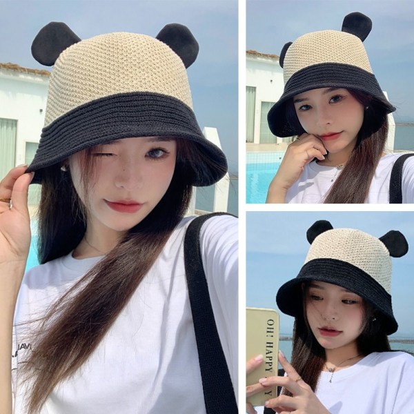 Bucket Hat Beach Cap BLACK - spot-myynti black