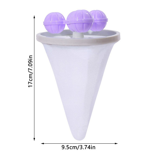 2KPL Vaatteiden pesupallo Siivouspallo PURPLE-A Purple-A - spot-myynti Purple-A