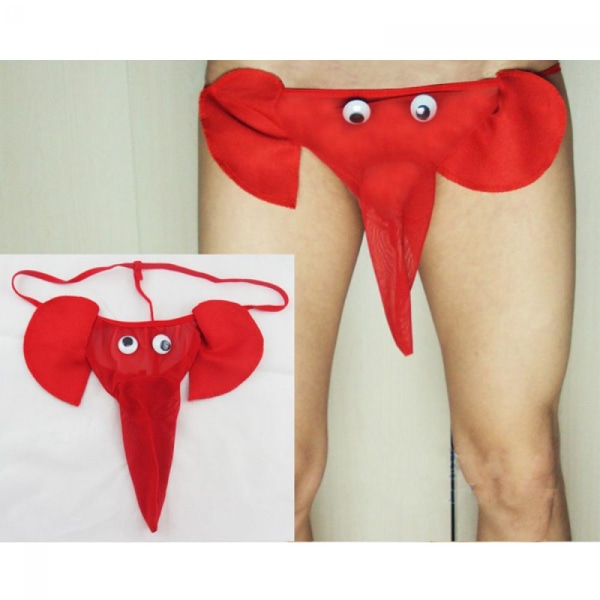 Thong Elephant Underwear SVART - spot sales