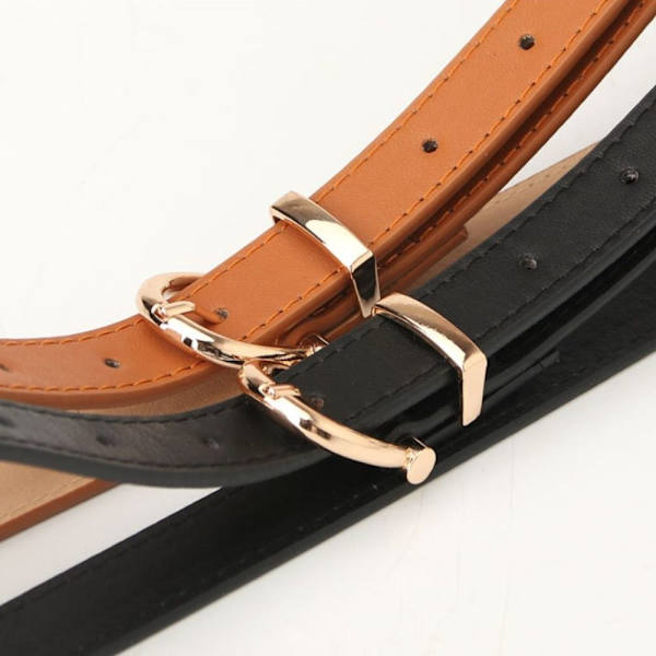 Dambälte Läderbälten SVART - on stock Black