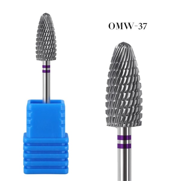 Nail Drill Bit Nail File Sliphuvud - on stock OWM-37