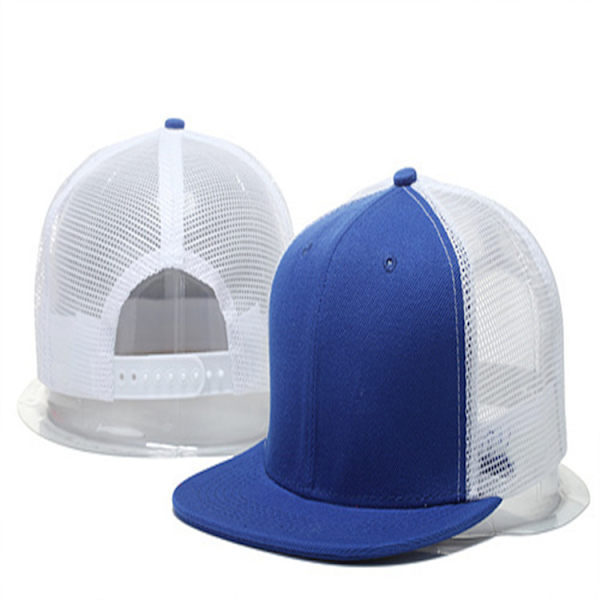 Sommar Hip Hop Blank Light Board Hip Hop Mesh Keps Baseball Keps - spot försäljning blue