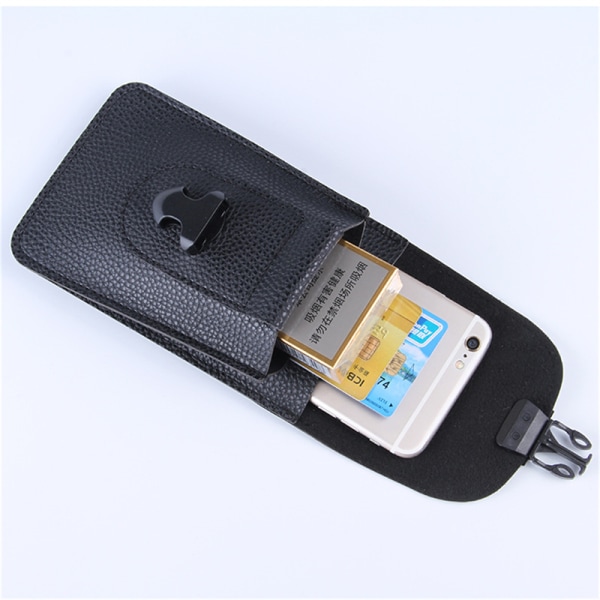 Män PU Läder Mobiltelefon Midjepaket Utomhus Multifunktion Be - spot sales E