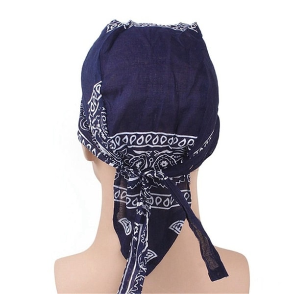 Pirate hattu MuslimTurban Headscarf Bandana BLACK - varastossa