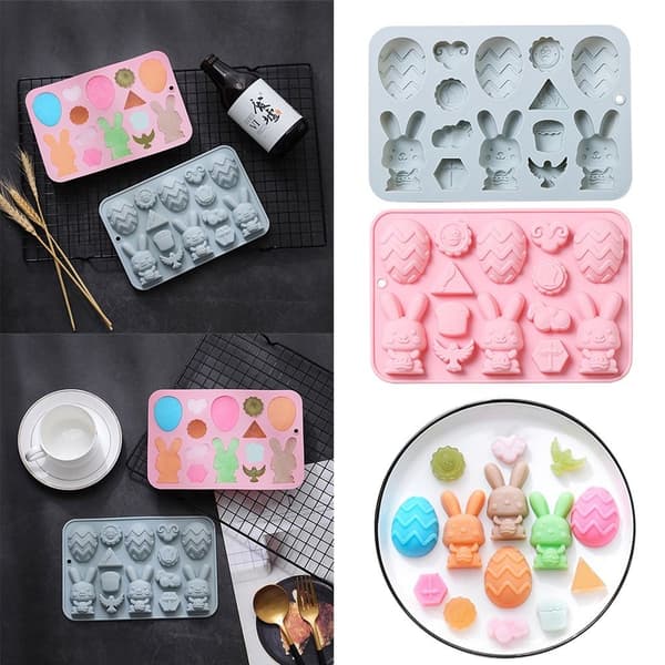 Påsk Form Kaninägg BLÅ - spot sales blue