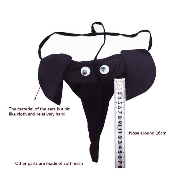 Män Elefanttrosor Bikini Underkläder G-string Trosor Underkläder - on stock Leopard one size