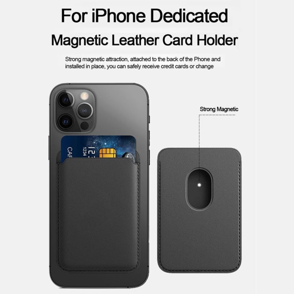 Korttipidike Magneettinen lompakko Card BLACK - varastossa Black