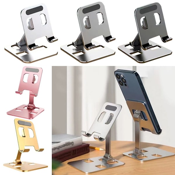 Matkapuhelinteline Tabletin taitettava teline SILVER - spot-ale Silver
