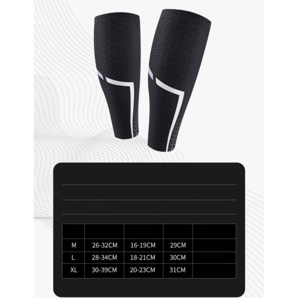 Shin Guard Ben Sleeve SVART - on stock black M