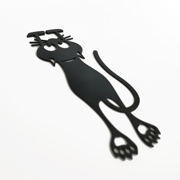 2kpl Black Cat -kirjateline kirjapapereille Creative Gift - varastossa