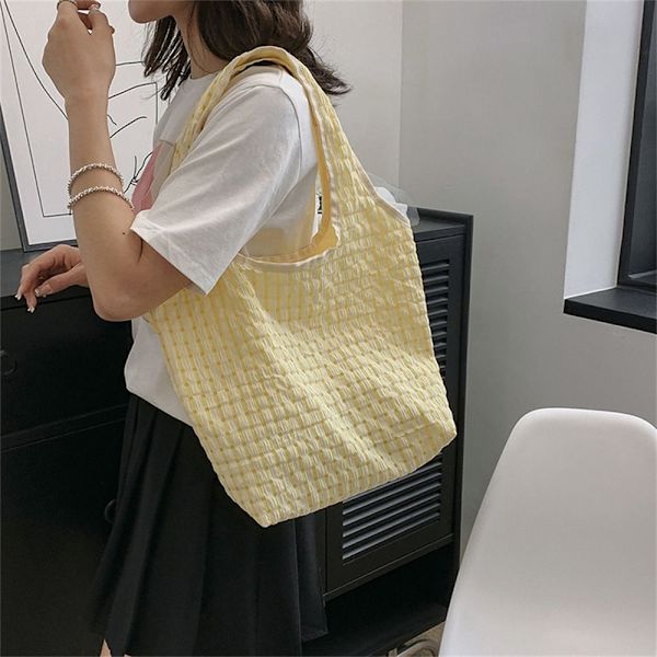 Axelväskor Tygväska GUL - stock yellow