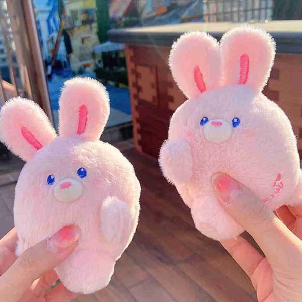 Rabbit Keychain Pehmolelu PINK RIGHT - spot-myynti pink Right-Right