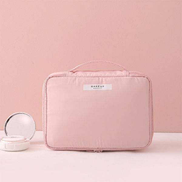 Sminkväska för kvinnor Stor kosmetisk väska Handväska resor - high quality pink