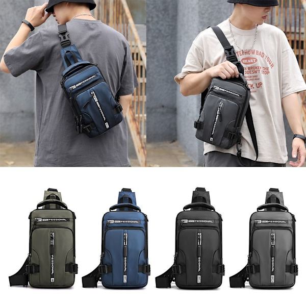 Sling Crossbody Bag Axel Ryggsäck GRÅ - spot sales Gray