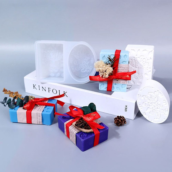 Silikon molds 3D konst tvålform Form - spot sales