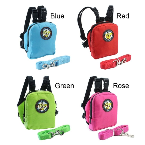 Dog Self Ryggsäck Pet Rugsäck BLÅ L - high quality blue L