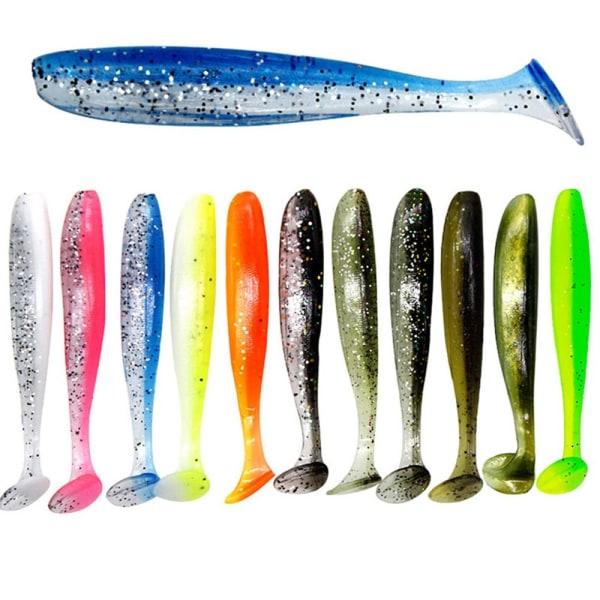 Fishing Lure Shad Worm Mjukt bete 4 - high quality 4