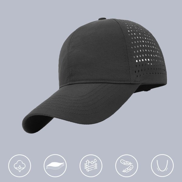 Baseball-lippikset Duckbill Chapeau BLACK - varastossa black