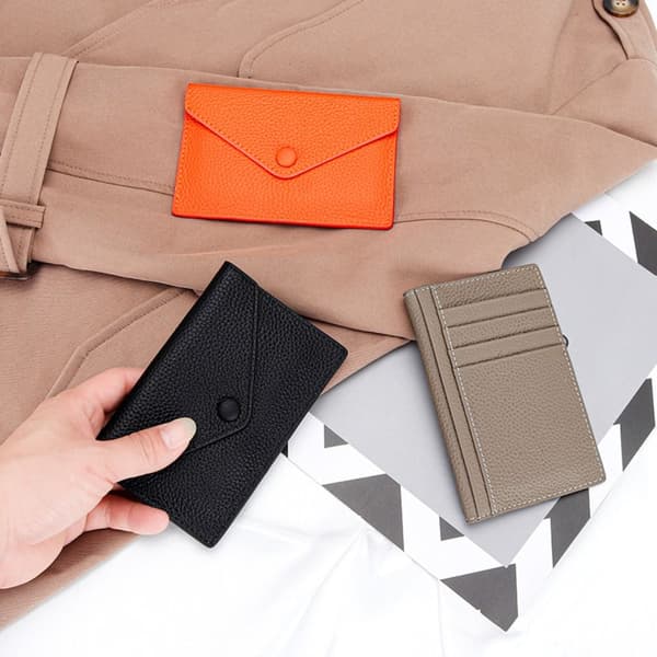 Kort plånbok case KHAKI - stock khaki