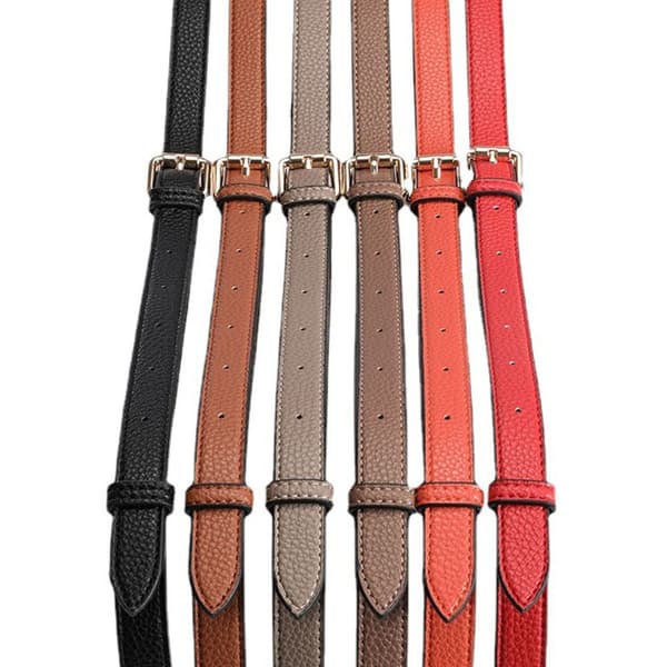 130 cm äkta läderrem Handväska Bälten CAMEL - high quality camel