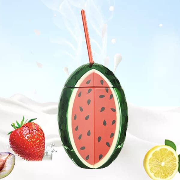 Vattenmelon Plastkopp Halmkopp 1 st 1 PC - on stock 1 PC