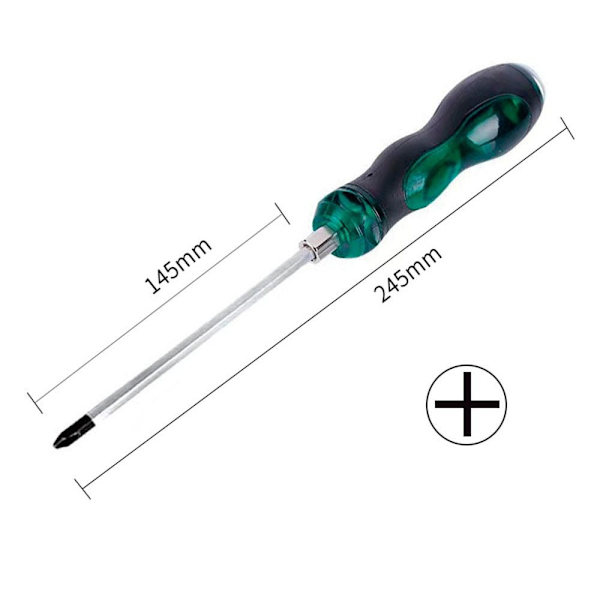 Ura-/ristiruuvimeisseli Magneettinen ruuvimeisseli 6INCHCROSS CROSS - spot-myynti 6InchCross