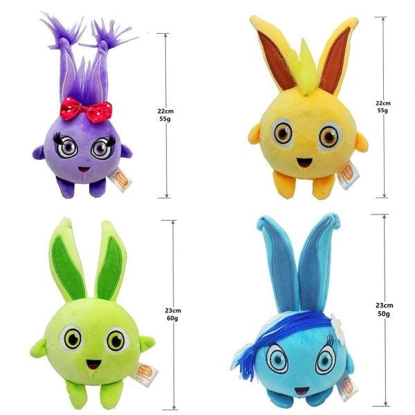Plyschdockor Sunny Bunnies LILA - on stock