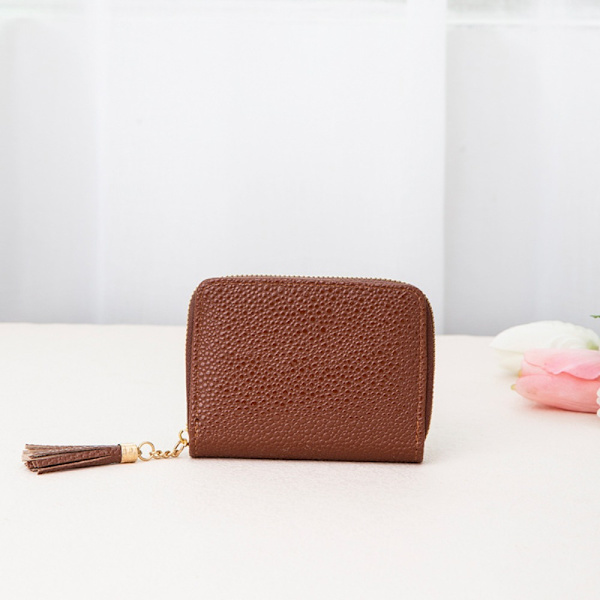 Tassel Wallet Clutch laukku RUSKEA - spot-myynti brown S