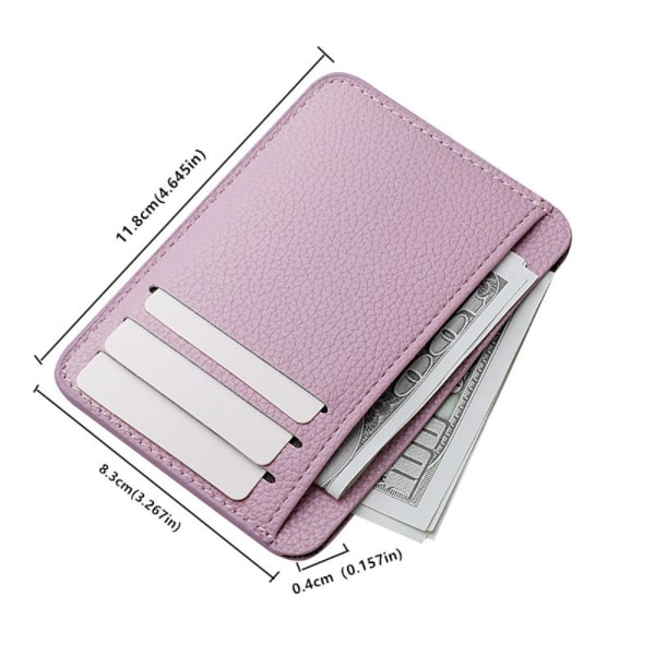 Korthållare Kreditkortshållare LILA - on stock purple