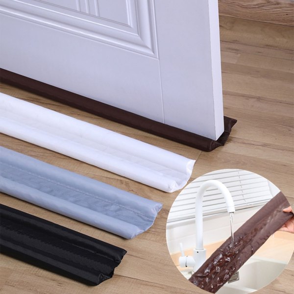 Dörr Botten Tätningslist Drag Excluder GUL-PVC MATERIAL - high quality