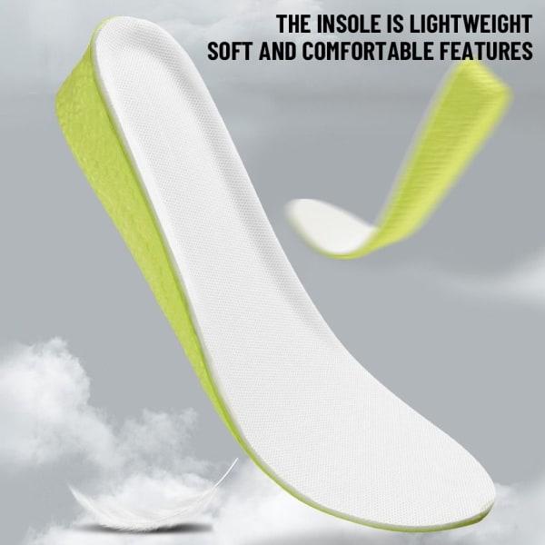 Shoe Lift Memory Bomull Innersula 43-443,5CM 3,5CM - spot sales 43-443.5cm