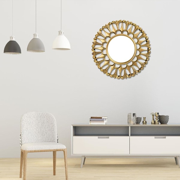 1/2/3/5 Nordic Wall Mirror Gold Frame Pienet peilit käytävään - varastossa Type D 1 Pc