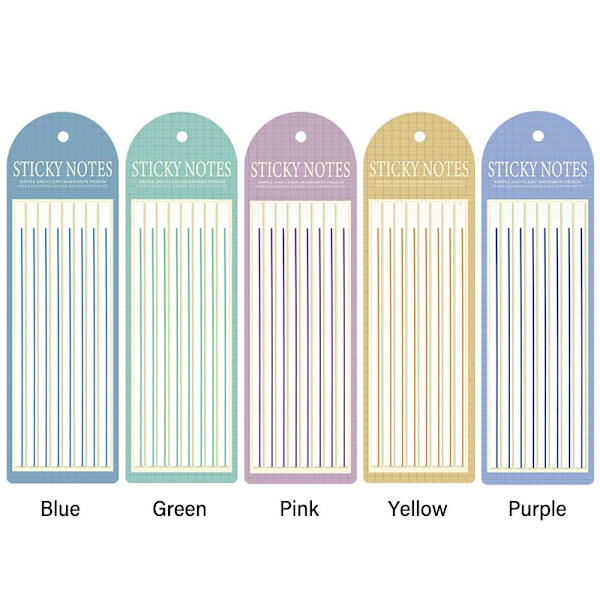 5 påse Sticky Notes Index Memo Pad GRÖN - high quality Green