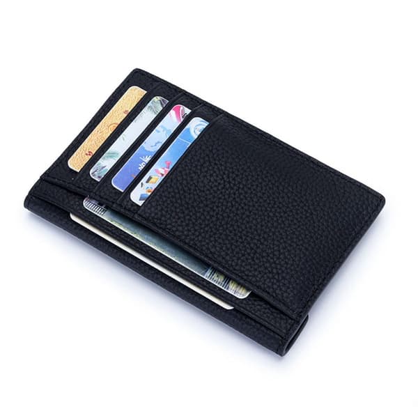 Kort plånbok case SVART - high quality black