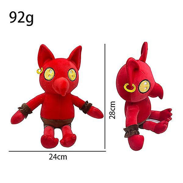 31cm Dörrar Ro-blox Screech Plyschleksaker Söta mjuka fyllda speldockor för barn Födelsedag Julklapp A - spot försäljning red