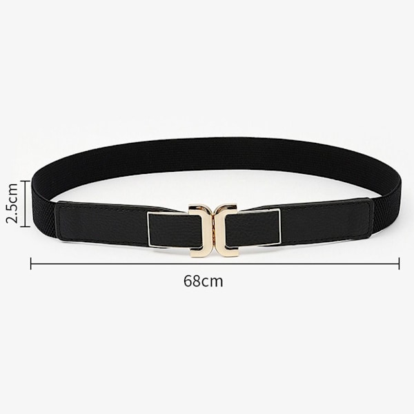 Elastiska bälten Midjerem VIT B - on stock white B-B