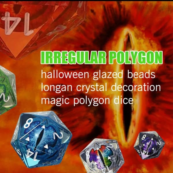 Dragon Eye Dice Longan Dice RED - varastossa Red