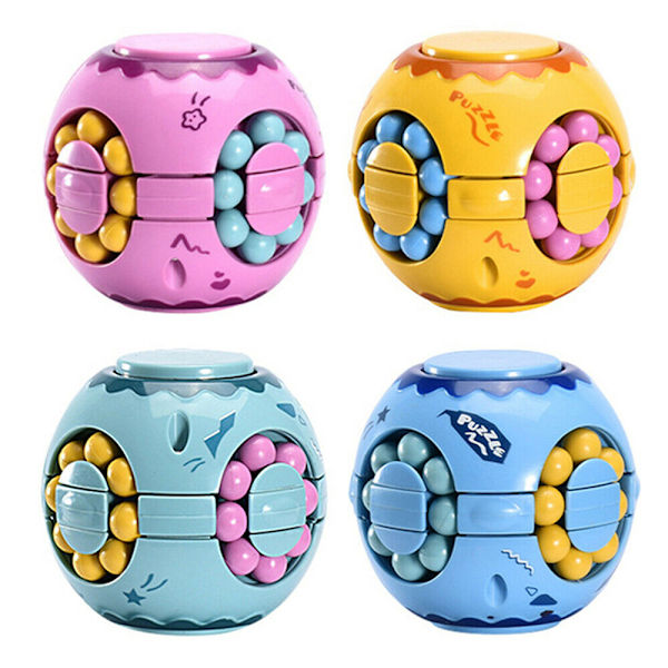 Magic Cube Little Magic Bean Roterande kub Kid Stress Relief Toy - on stock Lilac