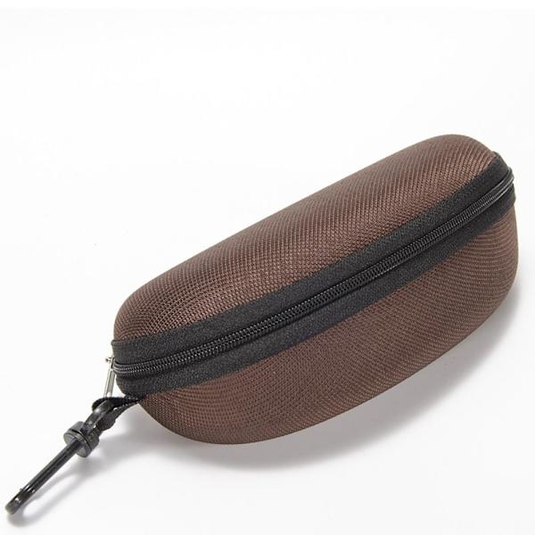 Dragkedja Solglasögon Hard Case Glasögon Solglasögon Protector - spot försäljning COFFEE
