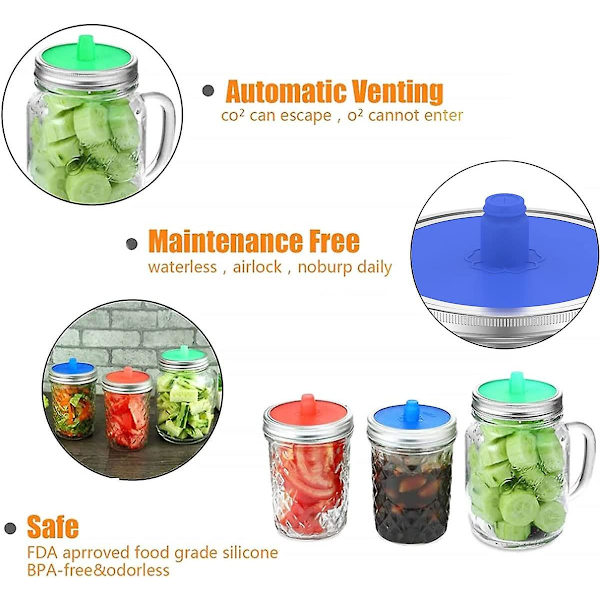 5 st Mason Locks för 86mm Mason Jars - spot sales