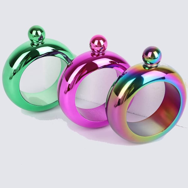 3,5 oz armband vinflaska armband höftkolv MULTICOLOR - on stock multicolor