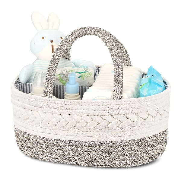 Blöja Caddy Organizer för baby, byte av blöja förvaring Caddy - stock