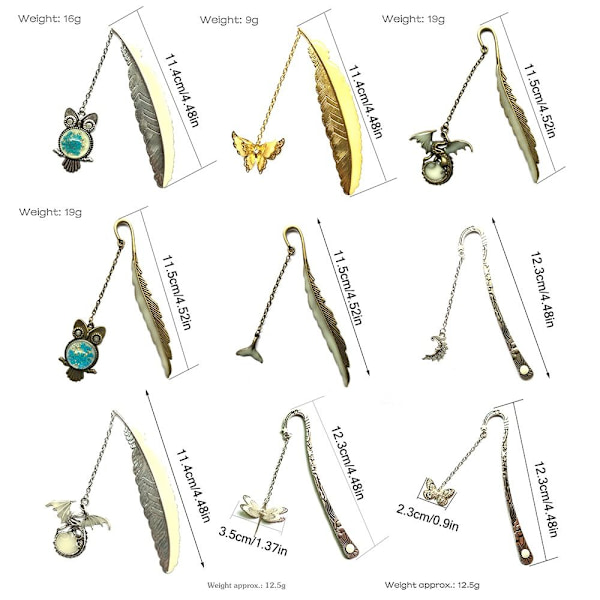 Kirjanmerkki Feather Book Marks - spot-myynti 04