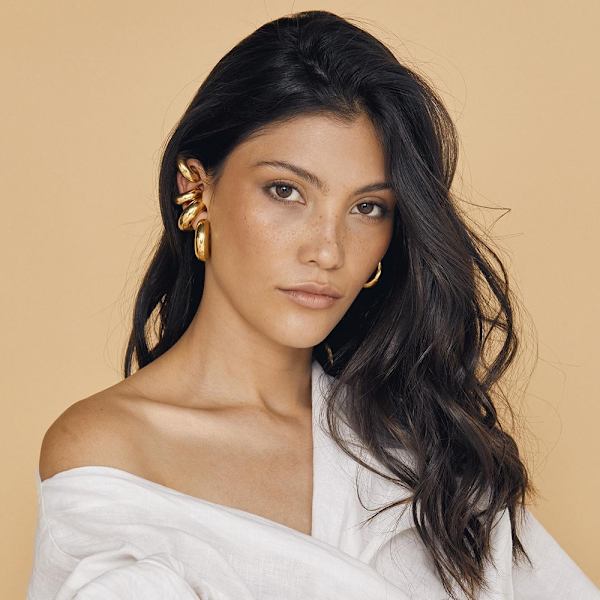 Hoop Earrings Korvapidikkeet GOLD B - varastossa gold B-B