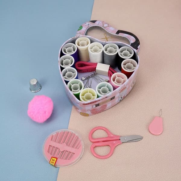 Mini Ompelusarja PINK - spot ale pink