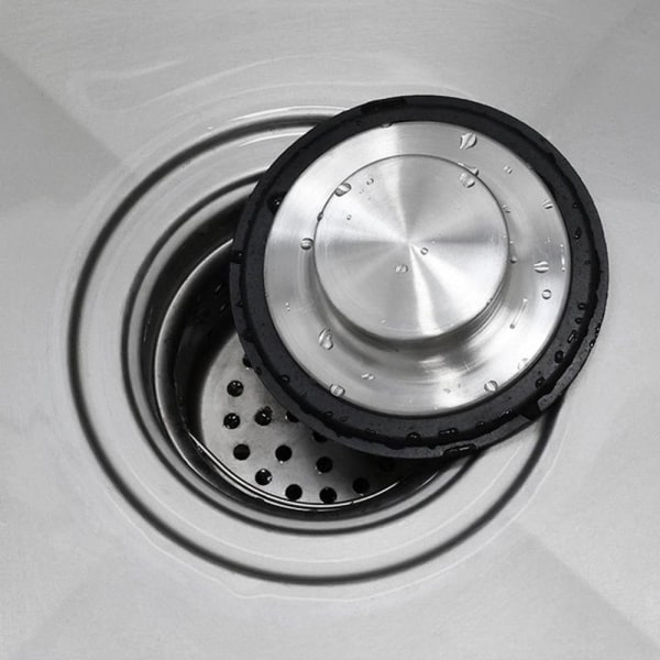 Vattendiskpropp Badkarspropp SVART - on stock black